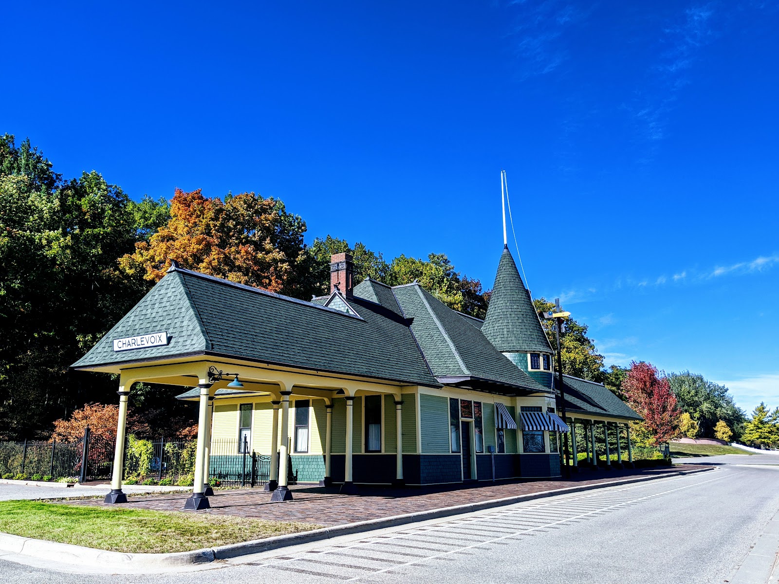 Charlevoix Historic Train Depot in Charlevoix